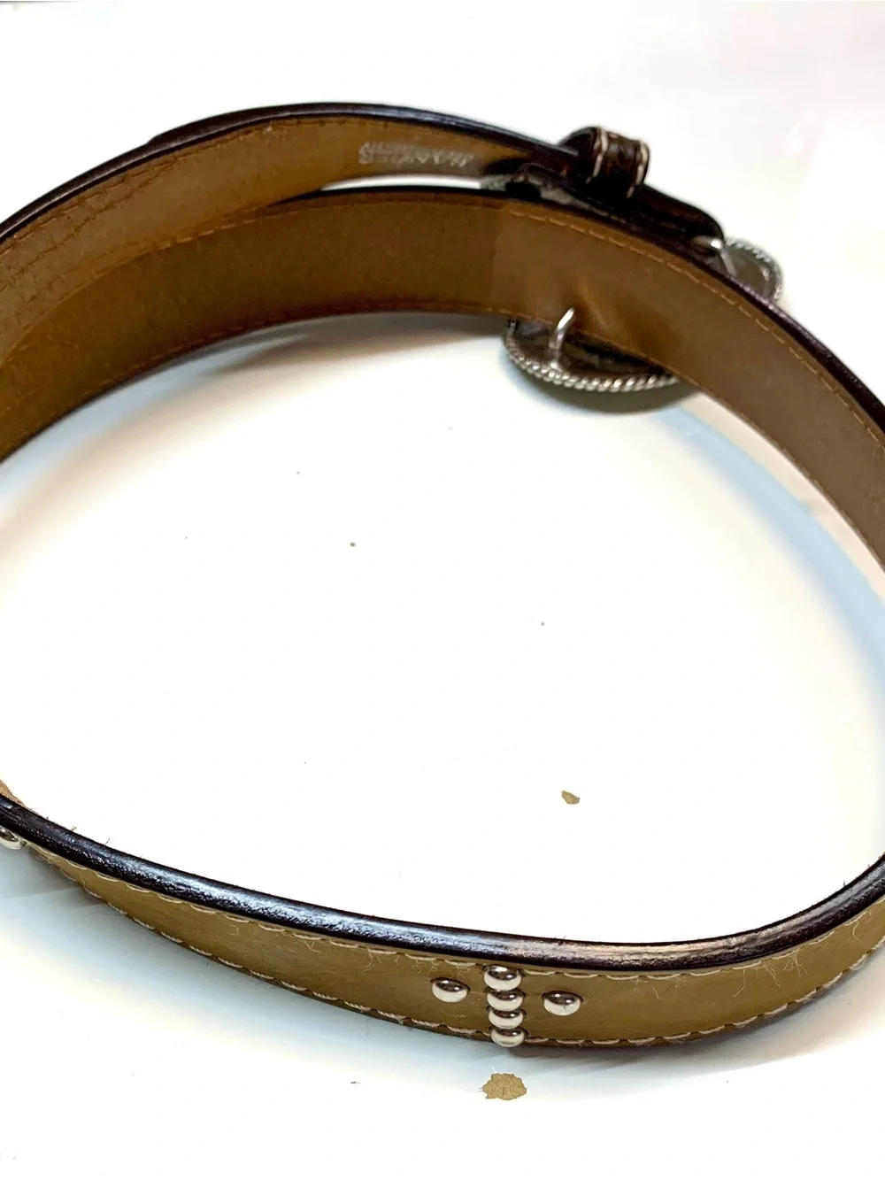 Ranger Belt Co. Men's Leather Western Belt Size 42 w/ Nocona Buckle